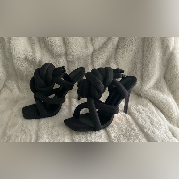 SHEIN Black Strappy High Heels - Picture 2 of 5